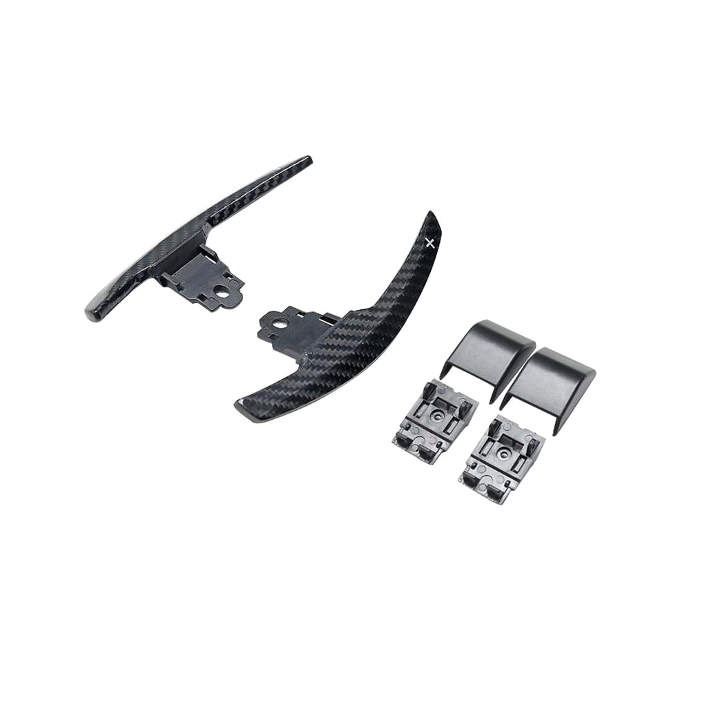 NINTE Steering Wheel Shift Paddles For BMW M3 M4 F30 F32 F80 F82 Carbon Fiber Paddle Replacement - NINTE