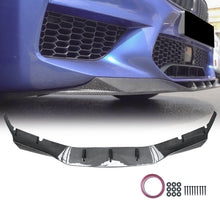 Laden Sie das Bild in den Galerie-Viewer, NINTE Front Lip For 2018-2020 BMW M5 F90 ABS Carbon Fiber Look Splitter