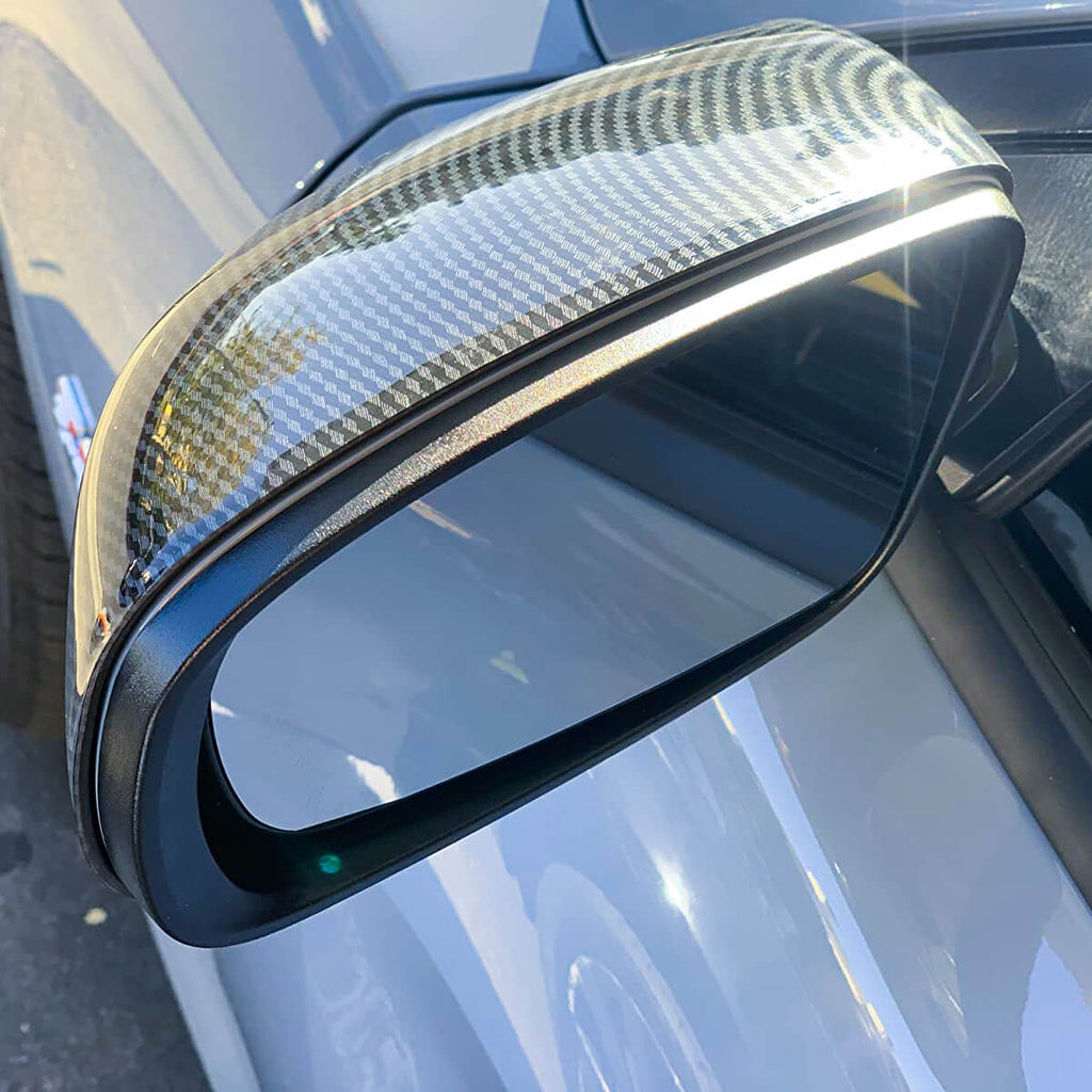 Ninite Mirror Cover For 2011-2023 Dodge Charger Abs Carbon Look Rear Vew Caps