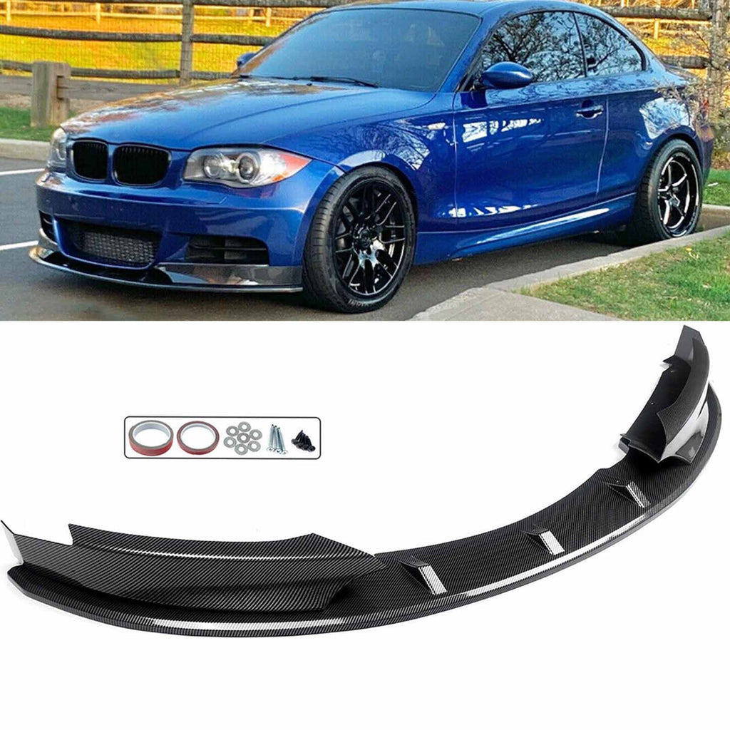 NINTE Front Lip For 2007-2013 BMW E82 128i 135i M Sport