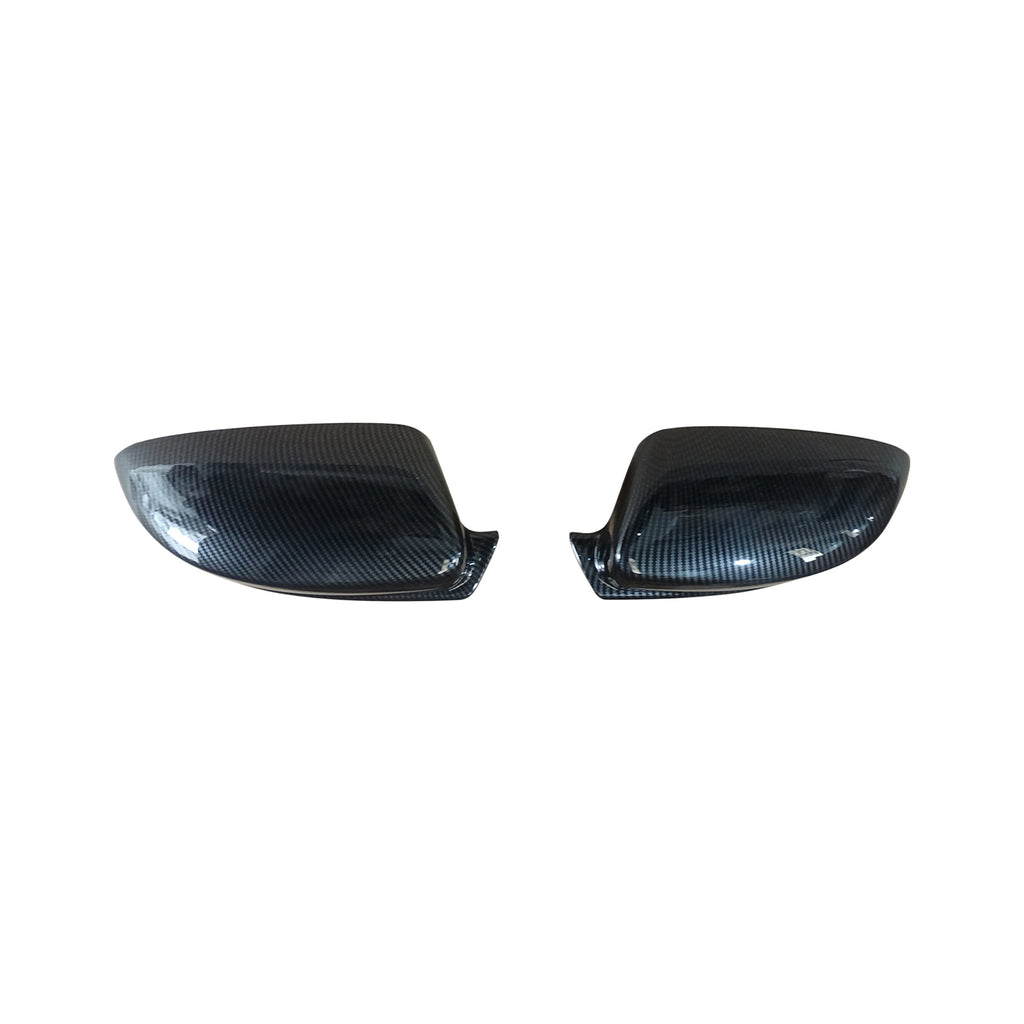 NINITE Mirror Cover For 2011-2023 Dodge Charger ABS Carbon Look Rear Vew Mirror Caps