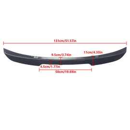 NINTE For 2004 - 2010 BMW 5 Series E60 Sedan M4 Style Rear Spoiler Trunk Spoiler Rear Wing Painted ABS - NINTE