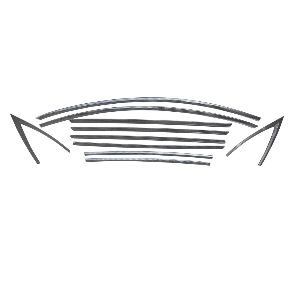 NINTE Window Stripe For 2020 2021 Tesla Model Y Window Frame Strips Bar Cover Mod Trim