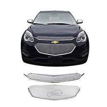 Load image into Gallery viewer, Ninte Chevy Equinox 2016-2017 Chrome Front Center &amp; Upper Grille Set Cover 2 Bar - NINTE