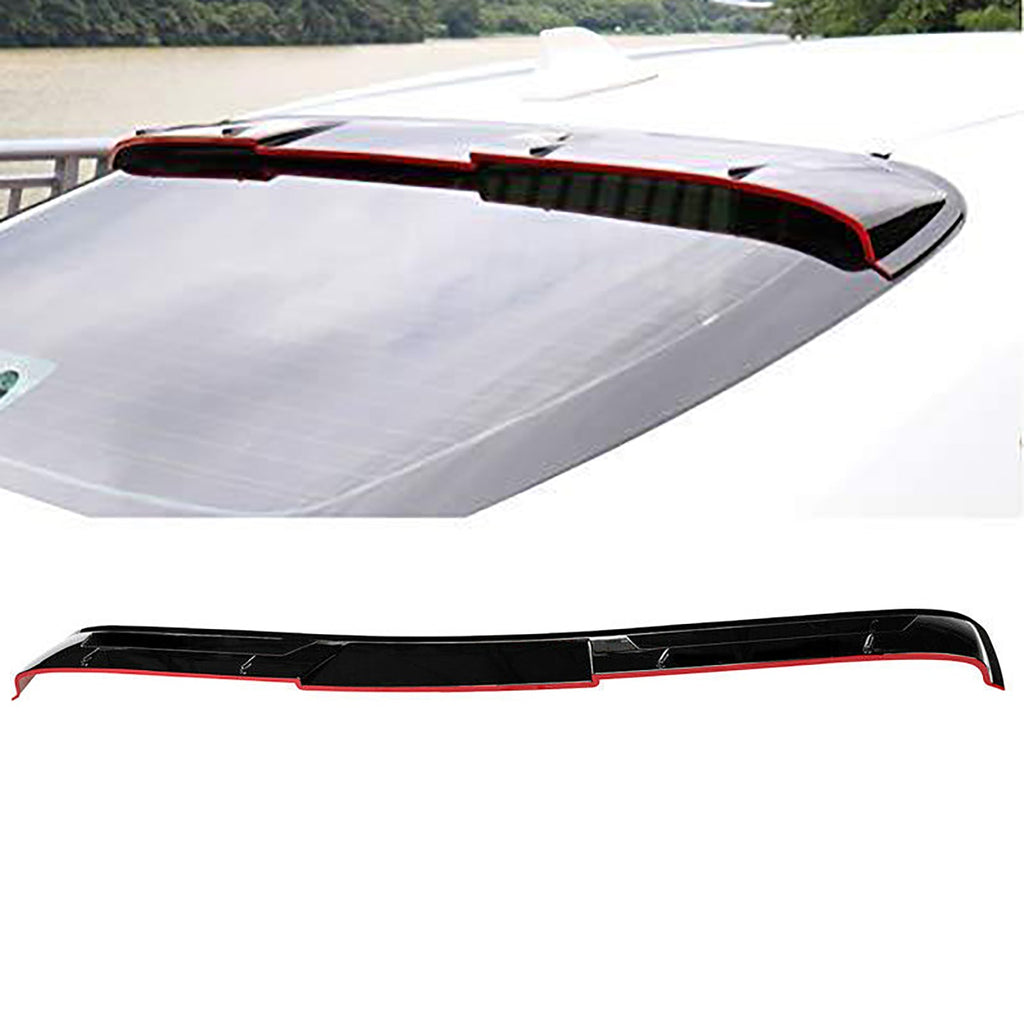 NINTE Gloss Black Red Roof Spoiler For 2018-2022 Toyota Camry M Style