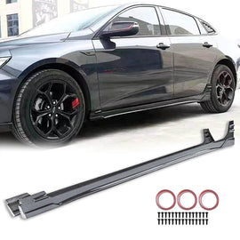 NINTE For 2016 - 2024 Chevrolet Malibu Factory Style Side Skirts Extension Panel Splitters - NINTE