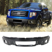 Load image into Gallery viewer, NINTE Front Bumper Face Bar For 2009-2014 Ford F150 Pickup W/ Fog Light Holes Matte Black