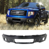 NINTE Front Bumper Face Bar For 2009-2014 Ford F150 Pickup W/ Fog NEW Chrome Steel