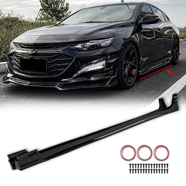 NINTE For 2016 - 2024 Chevrolet Malibu Factory Style Side Skirts Extension Panel Splitters - NINTE