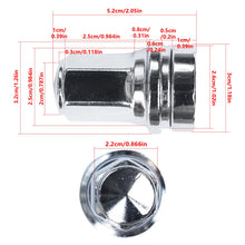 Cargar imagen en el visor de la galería, NINTE Set of 32 Lug Nuts For 2017-2023 Ford F250 F350 F450 Super Duty HCPZ-1012-B