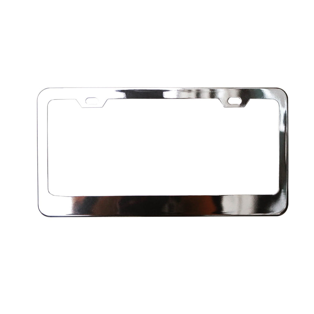 NINTE License Plate Frame_chrome