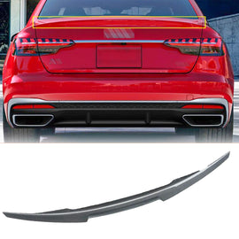 NINTE For 2017 - 2024 Audi A4 S4 B9 ABS Highkick M4 Style Rear Spoiler Trunk Spoiler Wing - NINTE