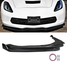 Cargar imagen en el visor de la galería, NINTE Front Lip for Chevy Corvette C7 Z06 Stingray Grand Sport Matte Black