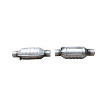 Load image into Gallery viewer, NINTE New Universal Catalytic Converter with O2 Port High Flow 2.25&#39;&#39; Inlet Outlet US