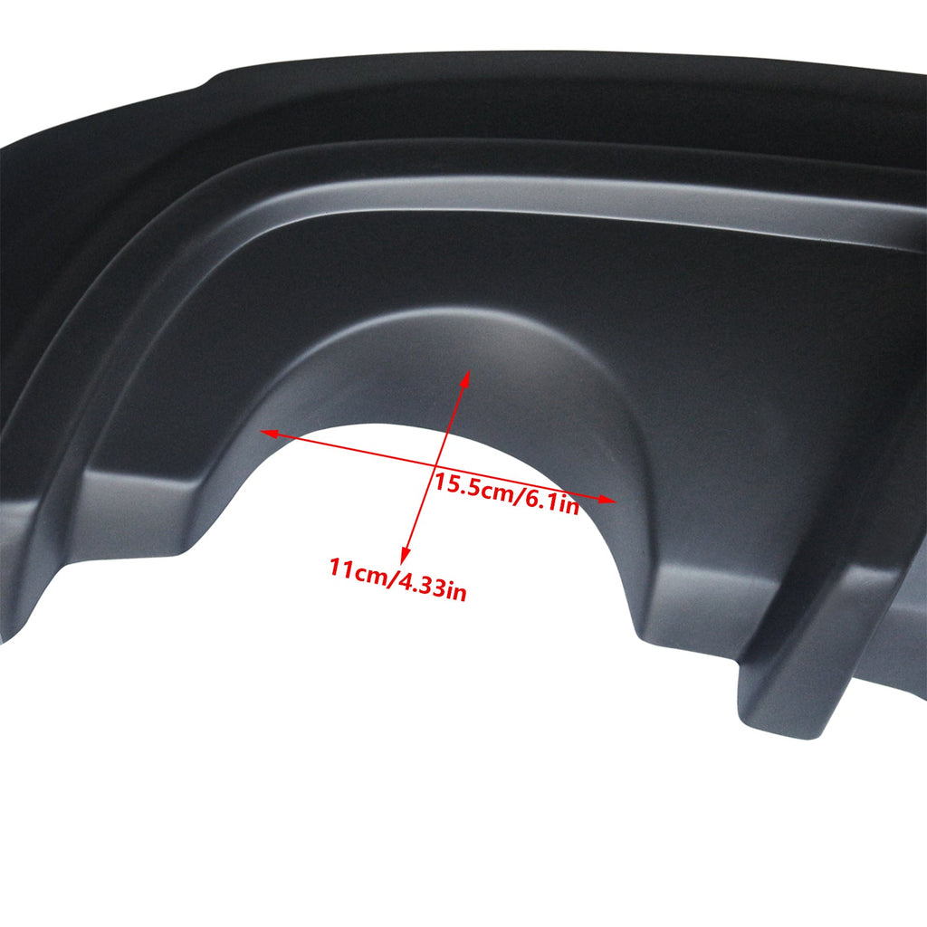 NINTE Rear Diffuser For 2014-2016 Lexus IS250 IS350 IS200t