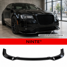 Cargar imagen en el visor de la galería, NINTE Front Bumper Lip Splitter Fit for Chrysler 300 2015-2023 Gloss Black
  