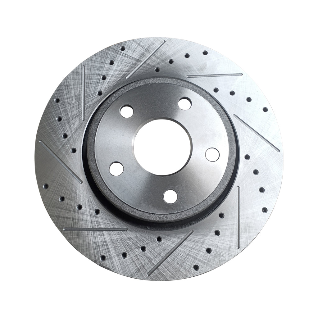 NINTE 330mm Front Drilled Disc Rotors for 2011-2020 Dodge Durango Jeep Grand Cherokee