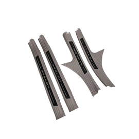 NINTE Inner Door Trim For Toyota Avalon 2019-2021 Side Protector Hybrid Stainless steel silve