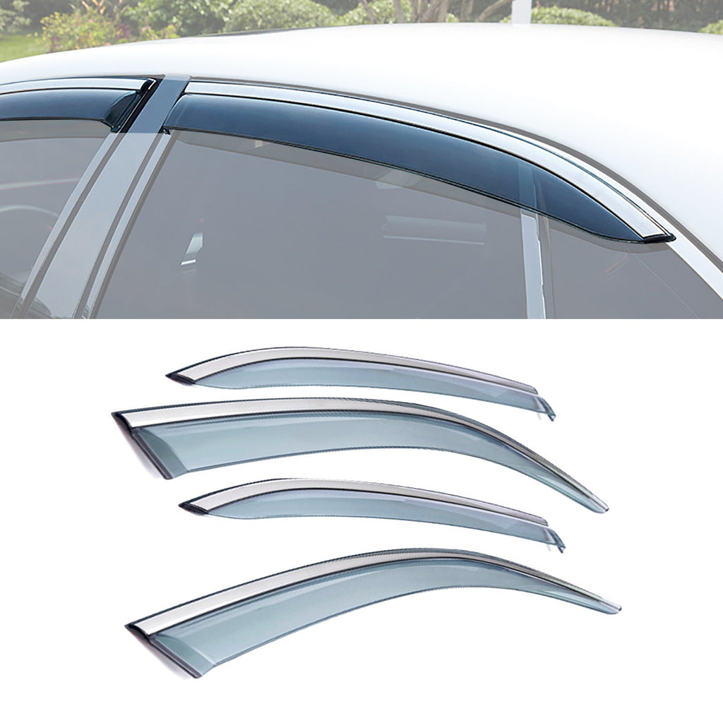 NINTE Sun Rain Deflector For 2013-2018 Subaru Forester 