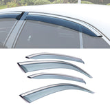 NINTE Sun Rain Deflector For 2013-2018 Subaru Forester Side Window Visor Deflectors Rain Guards