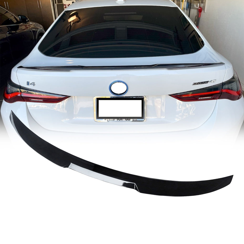 NINTE Rear Spoiler For 2022 2023 BMW 4-Series Gran Coupe G26 440i 430i 4DR I4 eDrive40 eDrive35 M50 ABS M4 Style Trunk Spoiler Wing