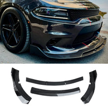 Load image into Gallery viewer, NINTE For 2015-2023 Dodge Charger SRT Scat Pack Front Lip Front Bumper Splitter 4 PCs