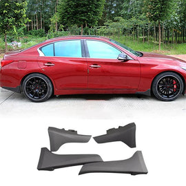 NINTE Splash Mud Flap Set For 2014 - 2025 Infiniti Q50 Q50S MudGuard OE Style - NINTE