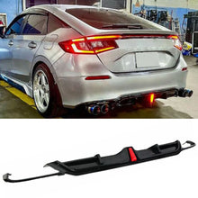 Cargar imagen en el visor de la galería, NINTE Rear Diffuser For 11th Honda Civic Hatchback with LED Brake Light