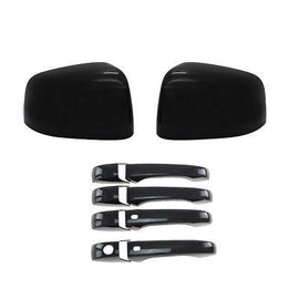 NINTE Mirror Covers & 4 Door handle Covers For Jeep Grand Cherokee 2013 - 2019 Dodge Durango 2014 - 2019 - NINTE