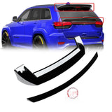 NINTE Rear Roof Spoiler For 2013-2021 Jeep Grand Cherokee ABS With Tailgate Mid Wing