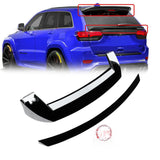 NINTE For 2013-2021 Jeep Grand Cherokee Rear Roof Spoiler ABS With Tailgate Mid Wing