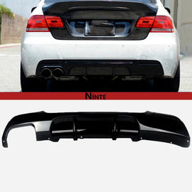 NINTE Rear Bumper Diffuser For 2007 - 2013 BMW M - Sport E92 E93 328i 335i Rear Diffuser Gloss Black ABS - NINTE
