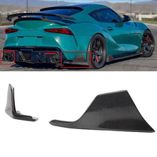 Cargar imagen en el visor de la galería, NINTE Rear Bumper Splitters For 2020-2024 Toyota GR Supra A90 ABS AG Style Side Corner Aprons Spats