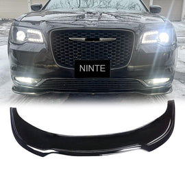 NINTE For 2015 - 2023 Chrysler 300 C S SRT Front lip ABS Painted 1 Piece Style Front Bumper Lip Splitter - NINTE