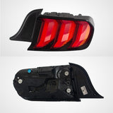 NINTE Taillights For Ford Mustang 2015-2020 LED Tail Lamp with 5 Modes Sequential Indicator