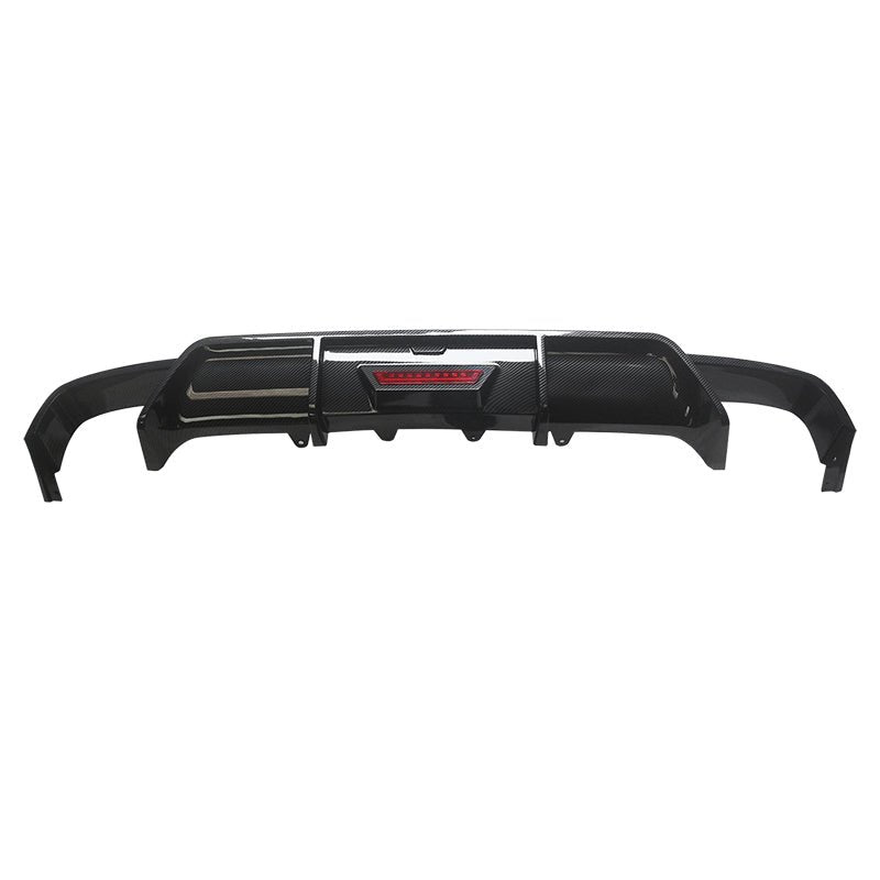 NINTE Rear Diffuser With LED Brake Light For 2018 - 2024 Toyota 8th Gen Camry SE XSE - NINTE
