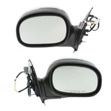 NINTE Power Mirror For 1997-2003 Ford F-150 Manual Fold Side View Mirror Assembly