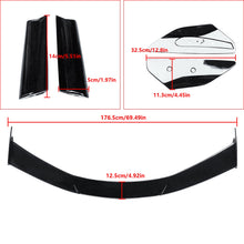Cargar imagen en el visor de la galería, NINTE High Wing Spoiler For Corvette C8 -gloss black