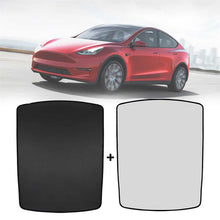 Load image into Gallery viewer, NINTE Sunshade For 2020 2021 Tesla Model Y with UV/Heat Insulation Cover Set of 2 Glass Roof shade