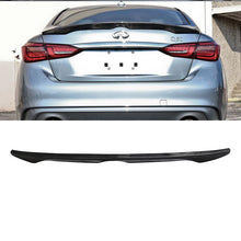 Load image into Gallery viewer, Ninte Rear Spoiler For Infiniti Q50 2014-2024 Jdm Painted Abs Trunk Wing Carbon Fiber Look Spoiler