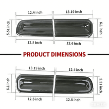 Charger l'image dans la galerie, NINTE Rear Guard Trim Kit For 2015 - 2024 Dodge Challenger Accessories Tail Light Covers Exterior Frame Smoked Black 4Pcs - NINTE