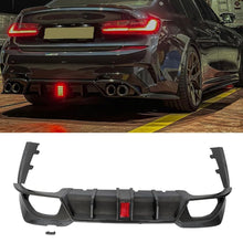 NINTE Rear Bumper Diffuser Fit for 2019-2022 BMW 3 Series G20 M Sport 330i M340i Matte Black One Piece Sport Style Without Logo - NINTE