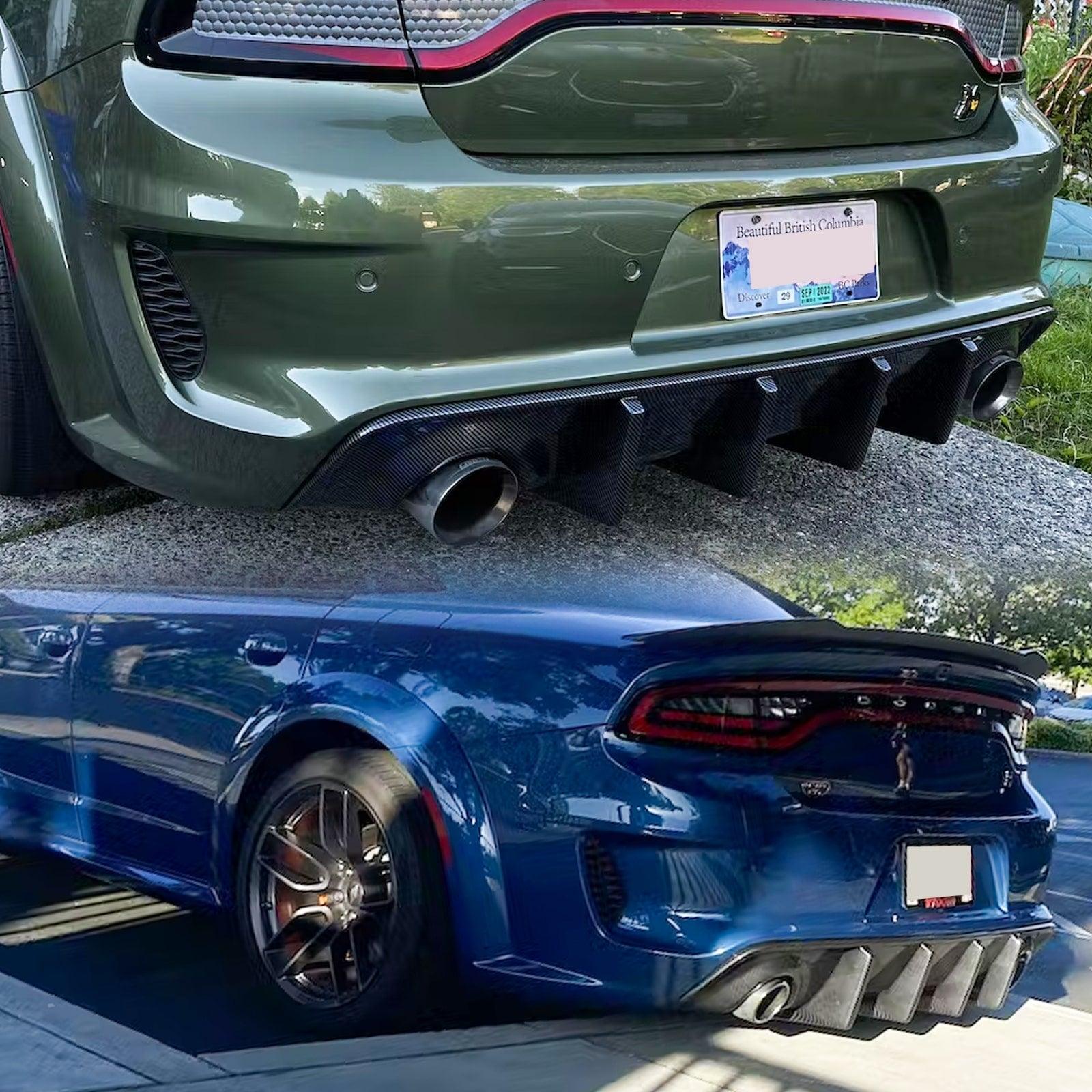 NINTE For 2020-2023 Dodge Charger Widebody Rear Diffuser Rear Bumper Lip