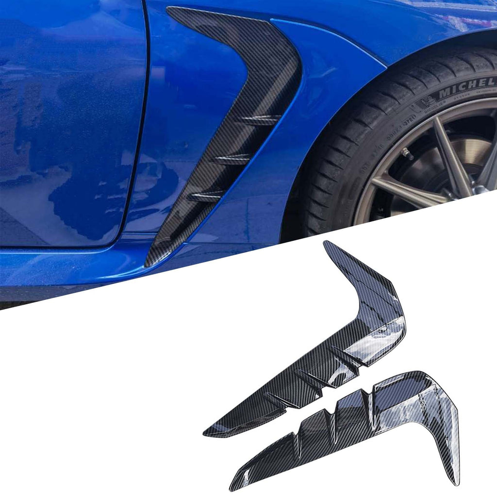 NINTE Carbon Fiber Look Front Vent Cover For 2022 2023 Toyota GR 86 GR86 Subaru BRZ