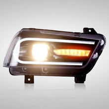 Load image into Gallery viewer, NINTE LED DRL Projectors Headlights w/ Dual Beam Front For 2011-2014 Dodge Charger 