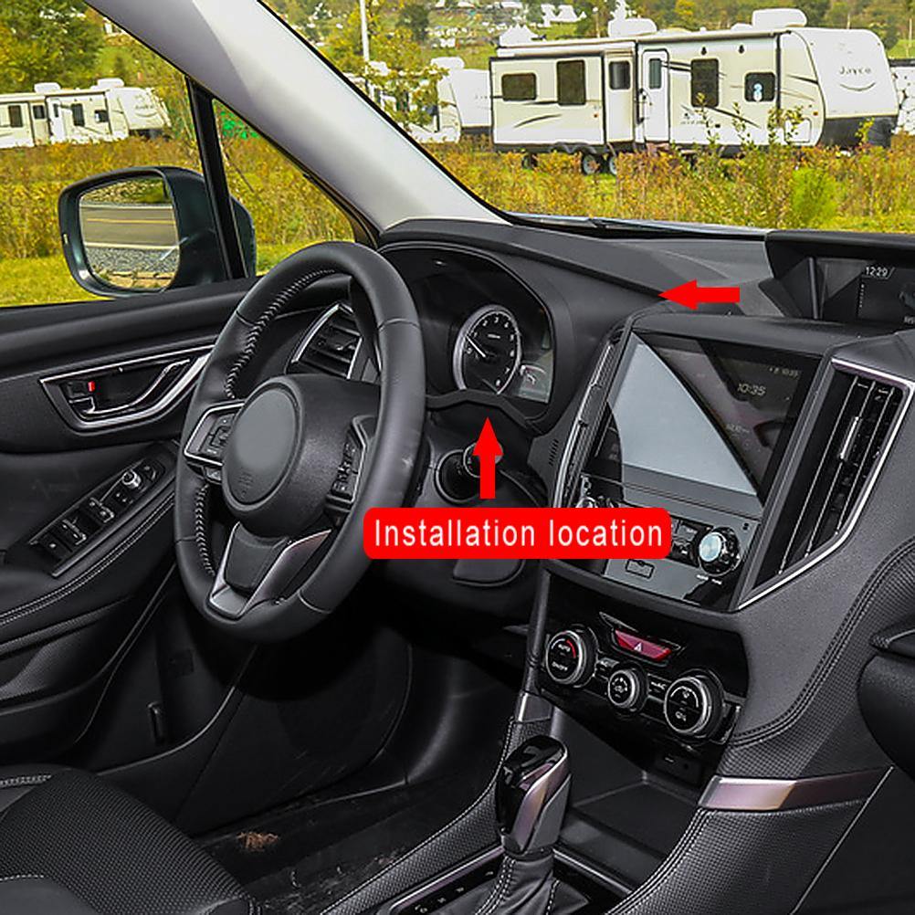 Ninte Subaru Forester 2019 Dashboard Instrumental Gauge Screen Frame Cover - NINTE