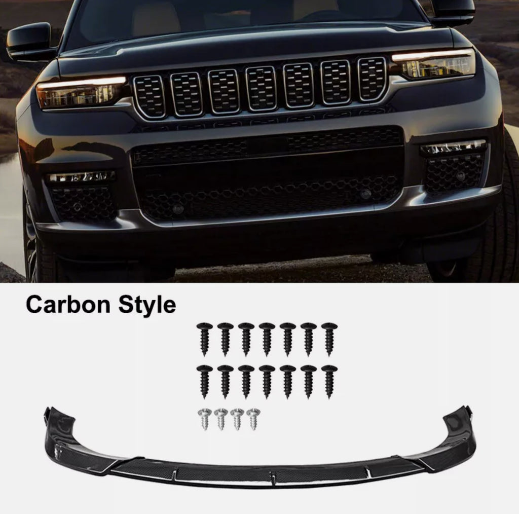 NINTE For 2014-2021 Jeep Grand Cherokee Front Lip ABS  Add-on