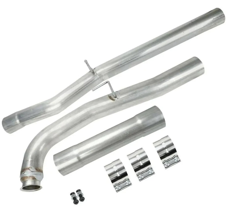 NINTE For 2011-2015 Chevy Silverado & GMC 2500HD/3500HD 6.6L Duramax Diesel 4Inch Exhaust Muffler Pipe Tube