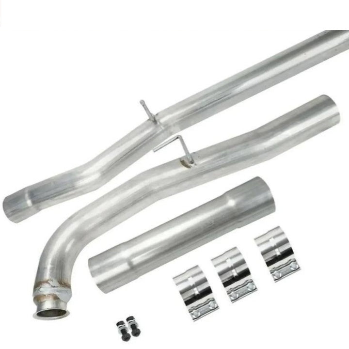 NINTE For 2011-2015 Chevy Silverado & GMC 2500HD/3500HD 6.6L Duramax Diesel 4Inch Exhaust Muffler Pipe Tube
