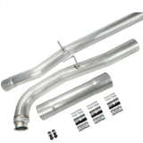 NINTE For 2011-2015 Chevy Silverado & GMC 2500HD/3500HD 6.6L Duramax Diesel 4Inch Exhaust Muffler Pipe Tube